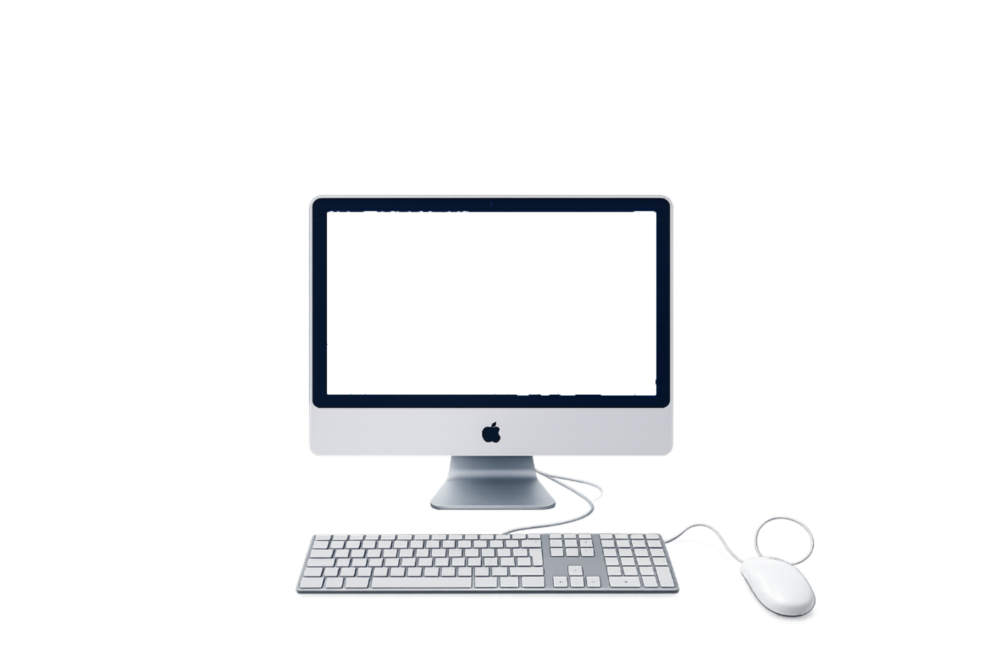 iMac blank screen